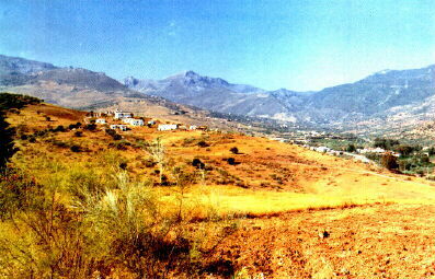View of La Vinuela Lake and La Axarquia Valley