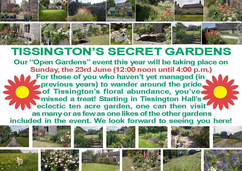 Forthcoming event in Tissington